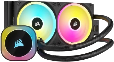 Corsair iCUE Link H100i RGB Liquid CPU Cooler Black Corsair iCUE Link H100i RGB Liquid CPU Cooler Black